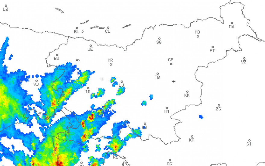 Latest weather forecast vreme