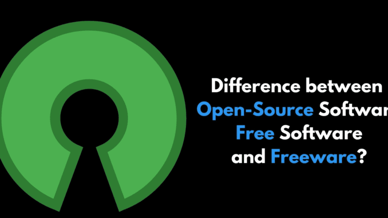 Difference Between Freeware and Open Source?