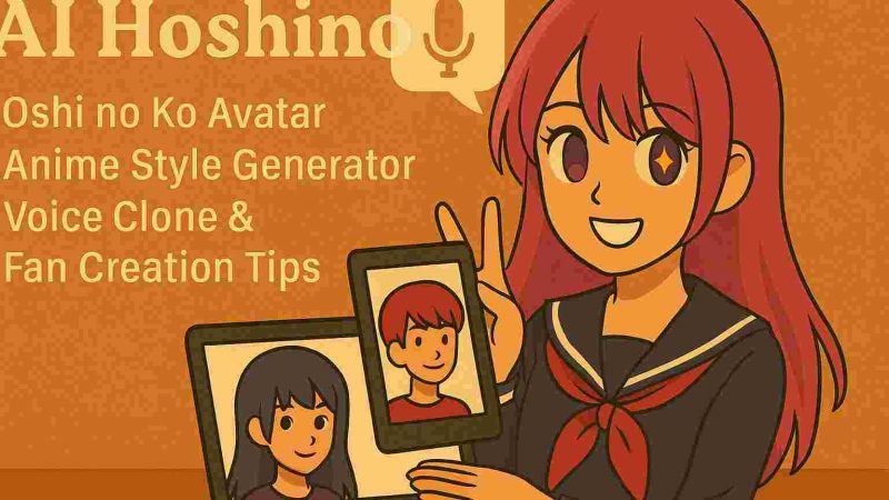 AI Hoshino: Oshi no Ko Avatar, Anime Style Generator, Voice Clone & Fan Creation Tips