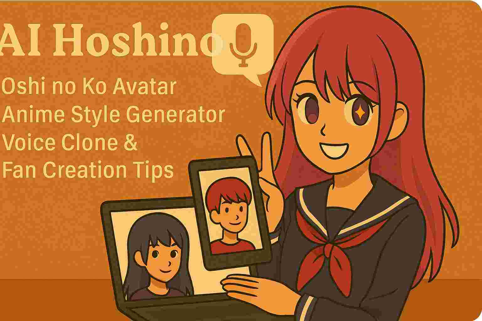 AI Hoshino: Oshi no Ko Avatar, Anime Style Generator, Voice Clone & Fan Creation Tips