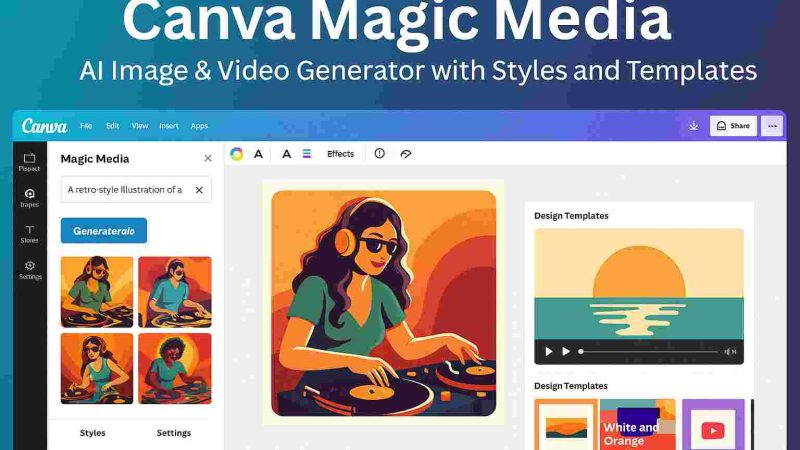 Canva AI Image Generator: Magic Media, Style Customization, Video Creation, Template Library & Pricing