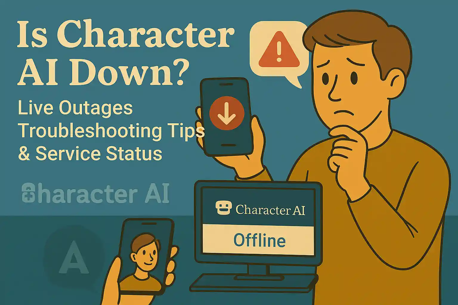 Is Character AI Down? Live Outages, Troubleshooting Tips & Service Status
