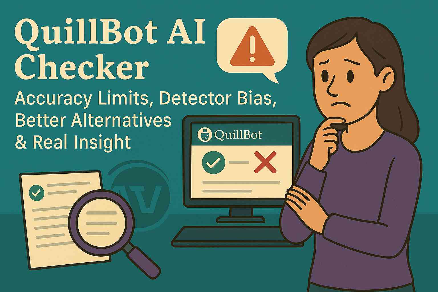 QuillBot AI Checker: Accuracy Limits, Detector Bias, Better Alternatives & Real Insight