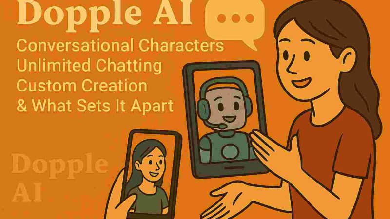 Dopple AI: Conversational Characters, Unlimited Chatting, Custom Creation & What Sets It Apart