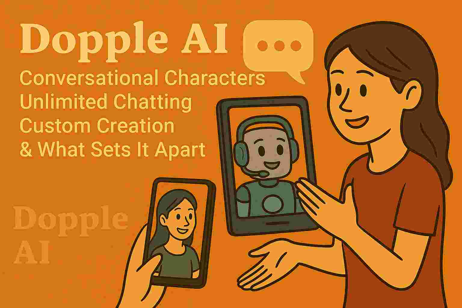 Dopple AI: Conversational Characters, Unlimited Chatting, Custom Creation & What Sets It Apart