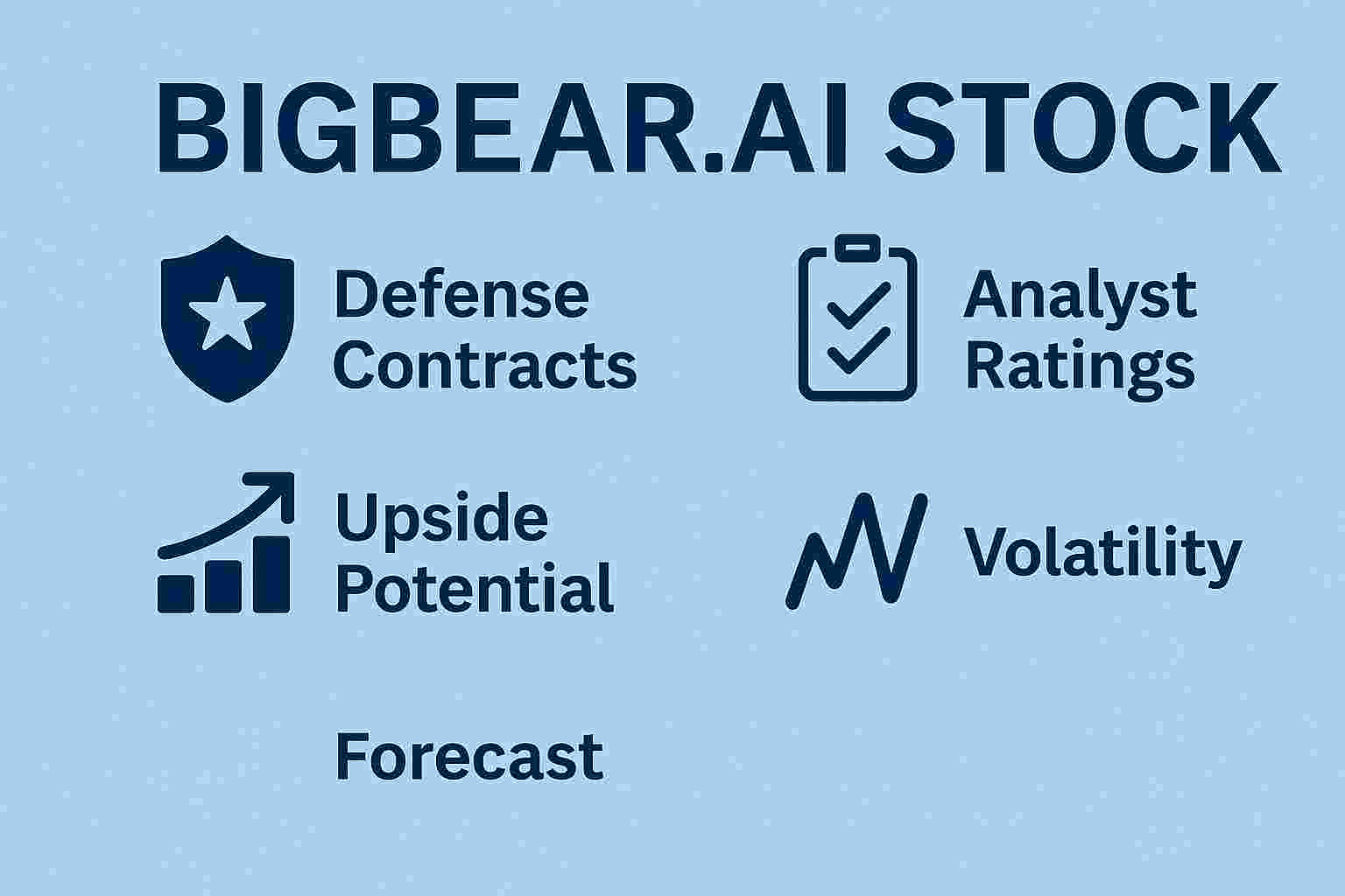 BigBear.ai Stock: Defense Contracts, Analyst Ratings, Upside Potential, Volatility & Forecast