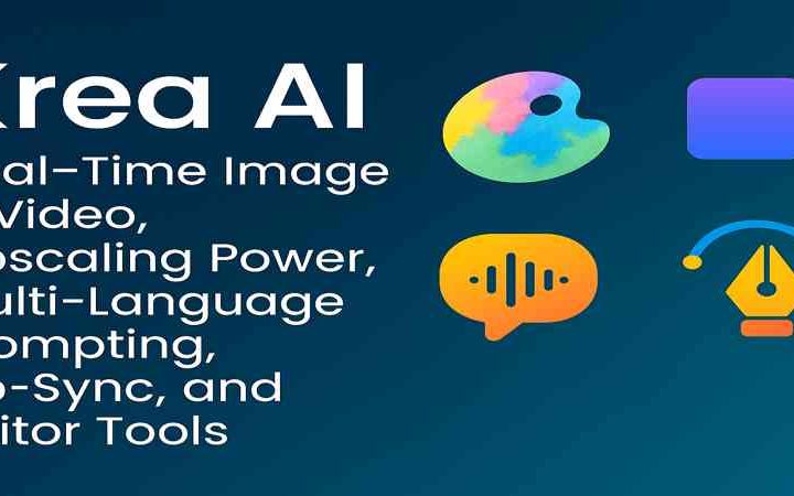 Krea AI: Real‑Time Image & Video, Upscaling Power, Multi‑Language Prompting, Lip‑Sync, and Editor Tools
