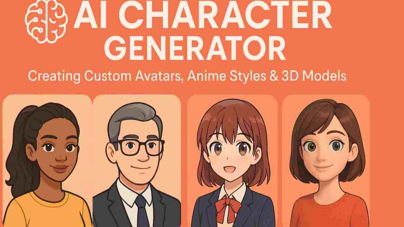 AI Character Generator: Creating Custom Avatars, Anime Styles, 3D Models & Consistent Characters Made Simple