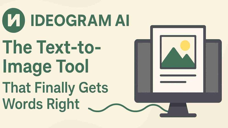 Ideogram AI: The Text-to-Image Tool That Finally Gets Words Right
