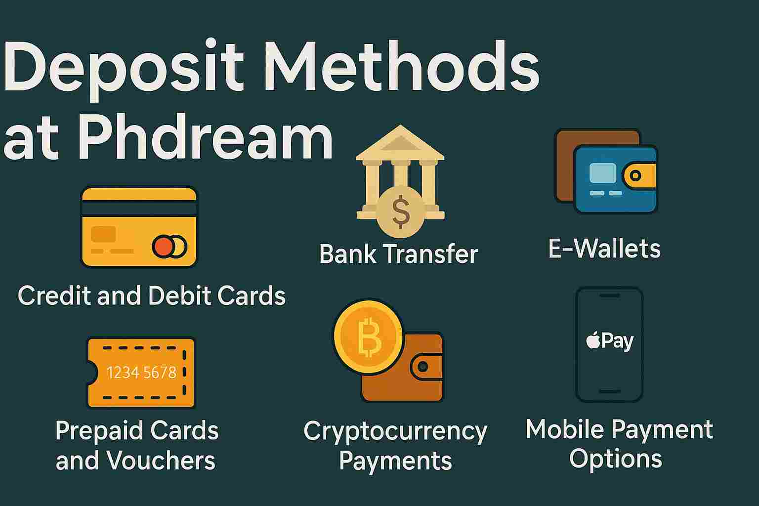 Deposit Methods at Phdream: A Complete Guide for Players