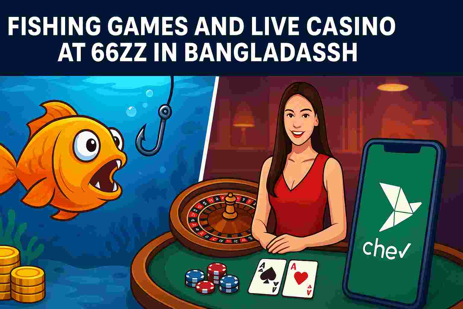 Why Fishing Games and Live Casino at 66zz Are Loved in Bangladesh